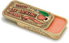 Lip Licking Peach Lip Balm Vintage Slider Tin
